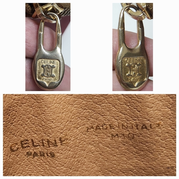 CELINE Vintage Macadam Cosmetic Pouch - Picture 15 of 15